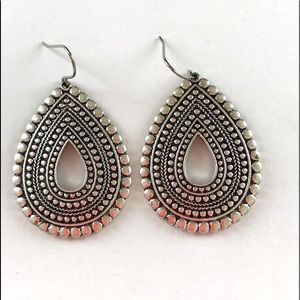 Boho Chic Earrings, Detailed Design, Brand New!